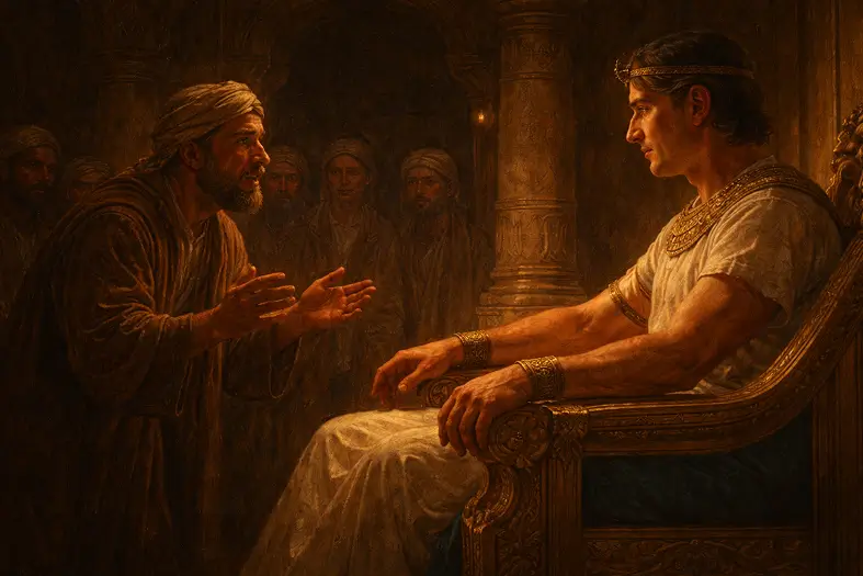 Yosef silent while listening to his brothers