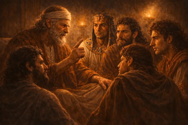 Yaakov gathers his sons for blessing