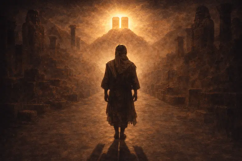 Walking towards divine light