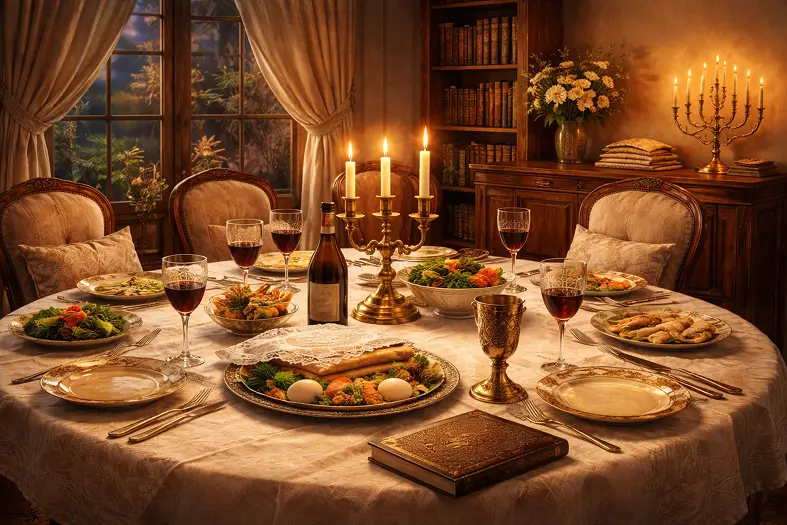 Pesach Seder Table