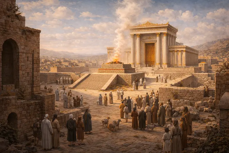 The Beis HaMikdash in Jerusalem