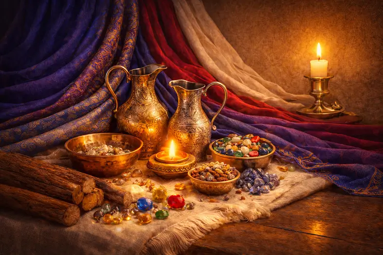 Sacred Materials reflecting Creation