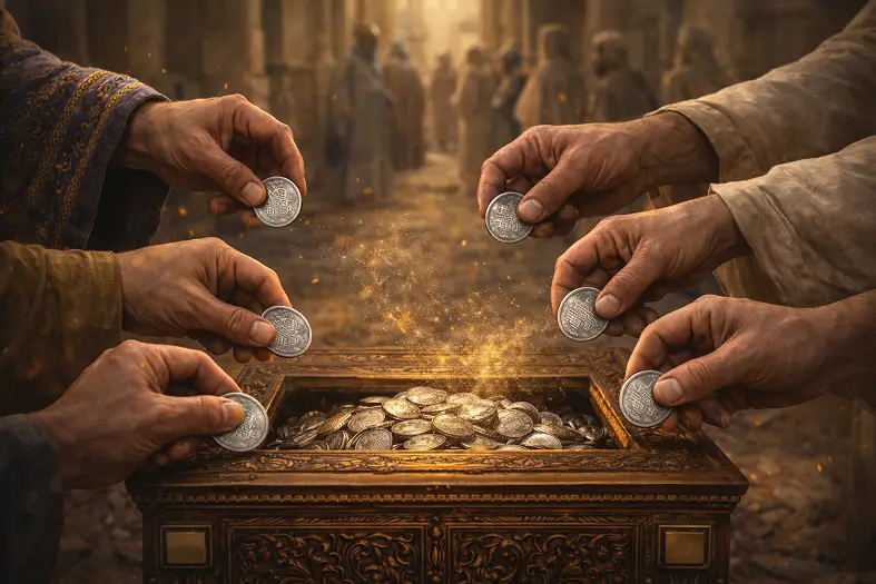 Giving half a shekel