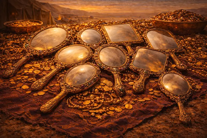 The Mirrors donated by the women