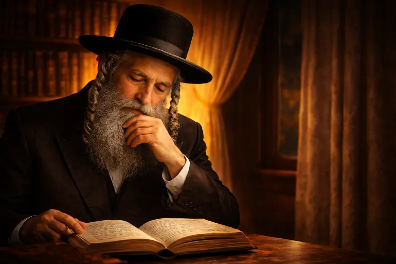 A Rebbe with peyos