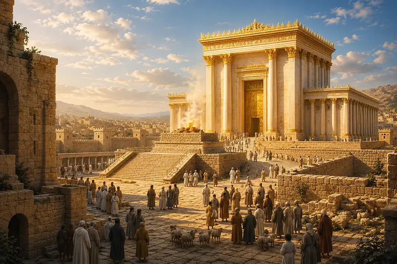 The Beis HaMikdash in Jerusalem