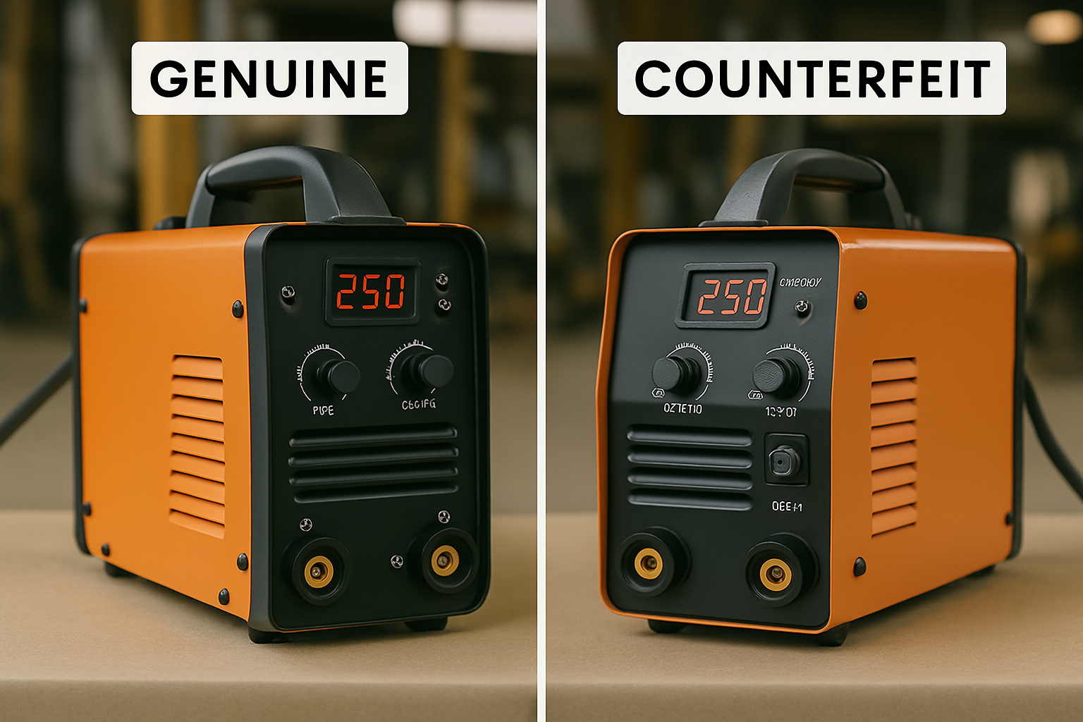 genuine vs counterfeit bags