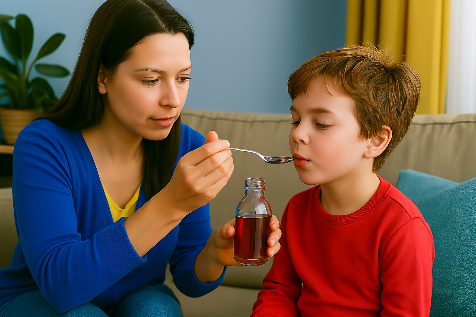 kids consuming fake medicines