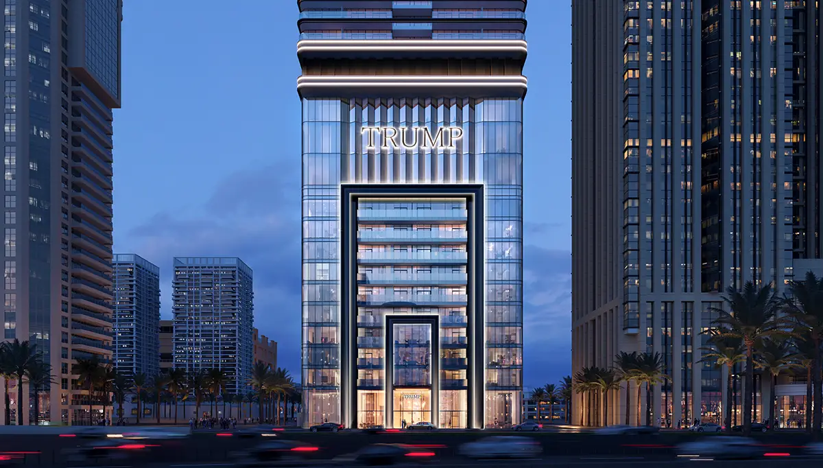trump tower dubai exterior
