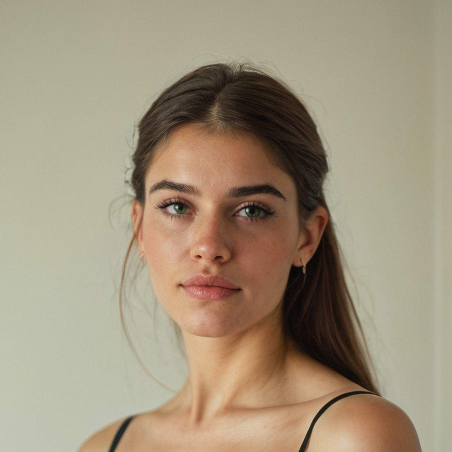 A picture of a stunning spanish AI influencer made with the Fannabe AI Influencer generator. 