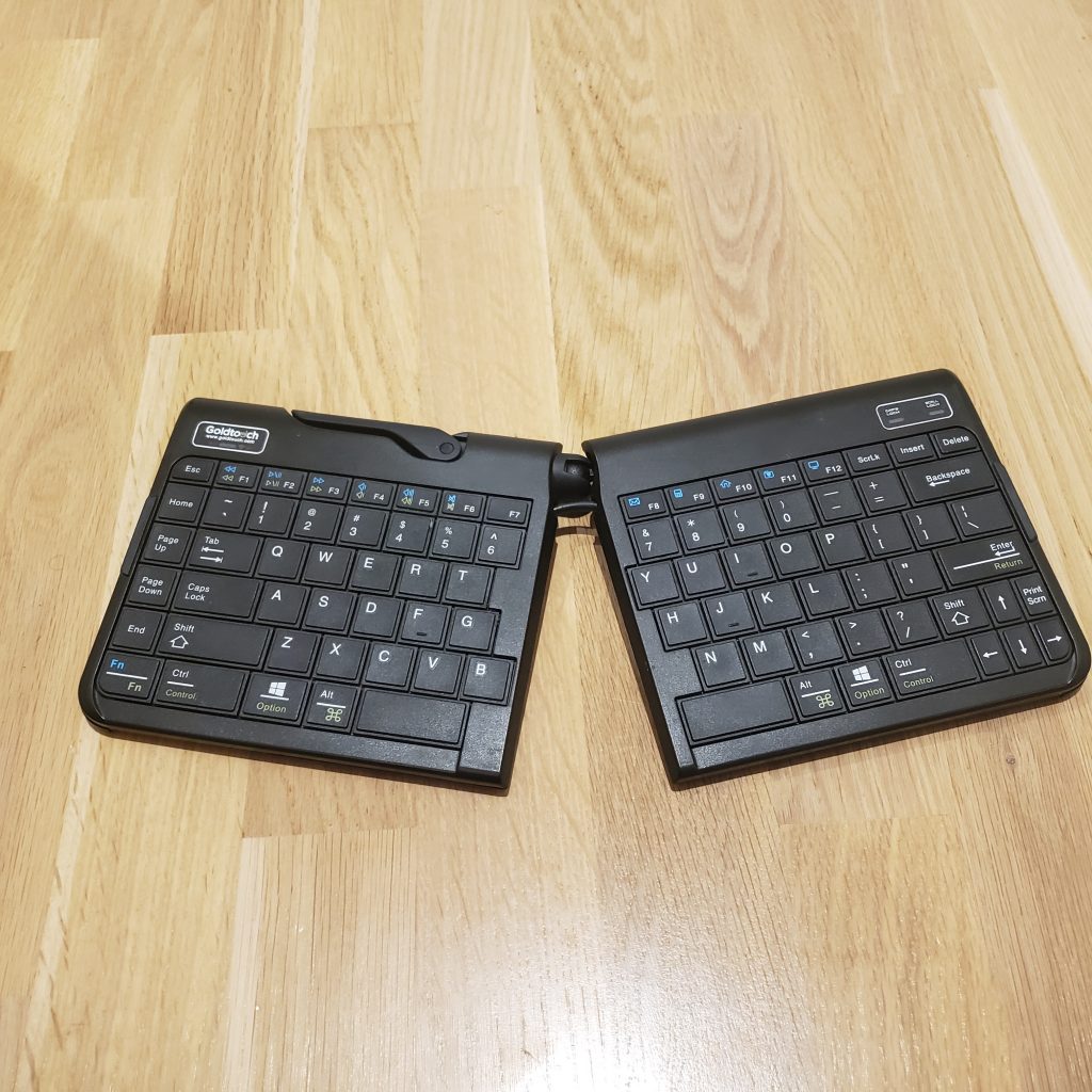 flat split travel keyboard