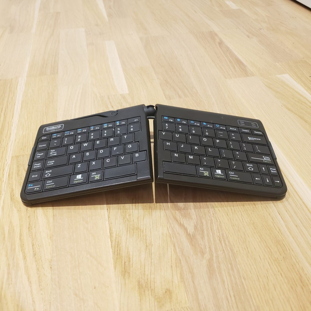 ergonomic travel keyboard