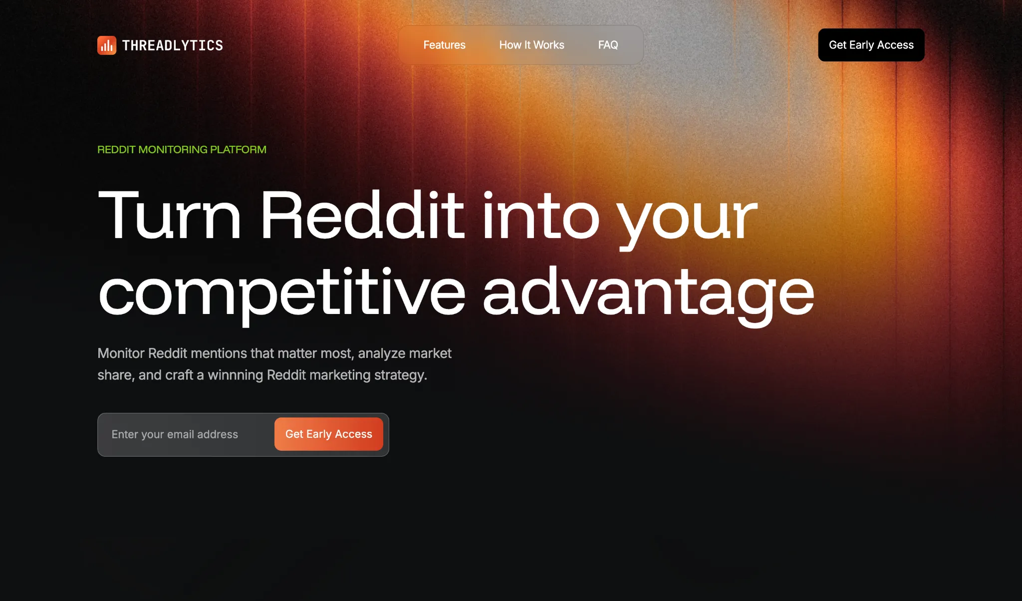 Threadlytics Reddit Monitoring Intelligence Platform