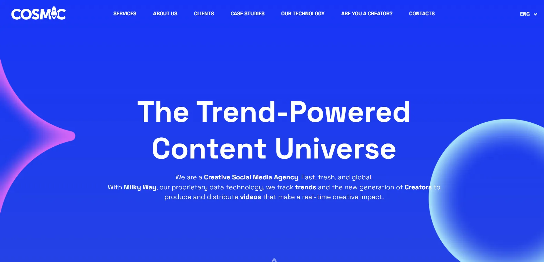 Video Production Agency for Brand Content - Cosmic