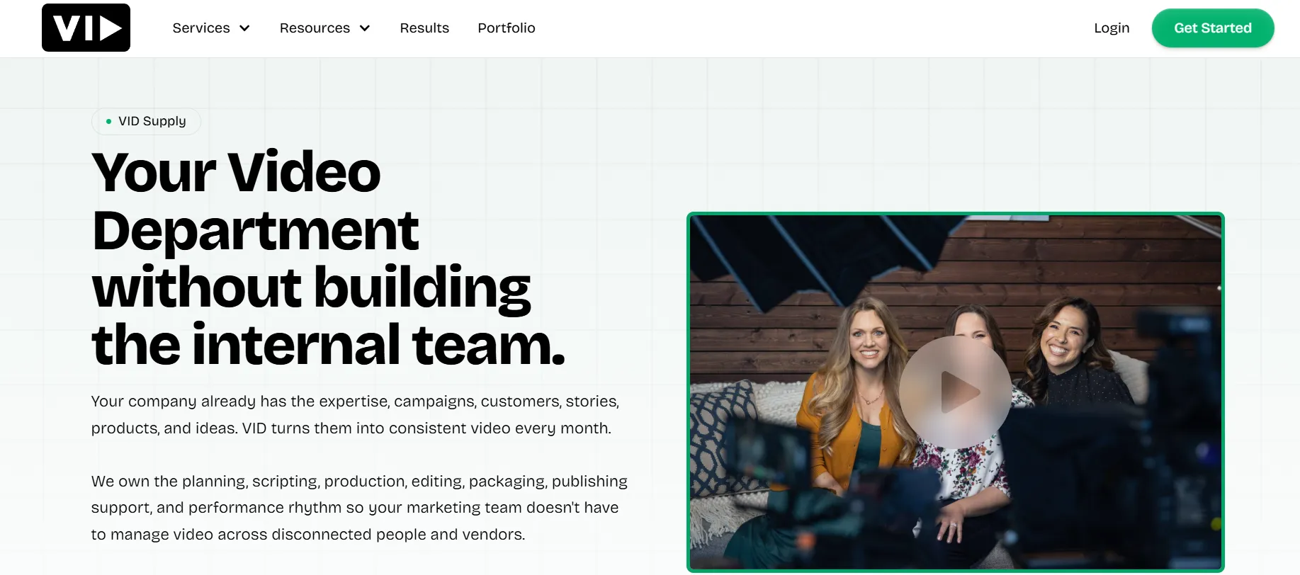 Video Production Agency for Brand Content - VID Supply