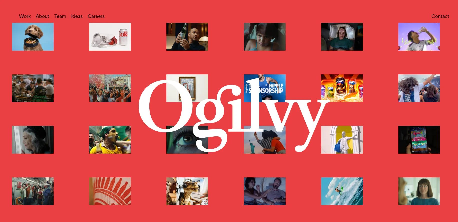 Ogilvy website homepage