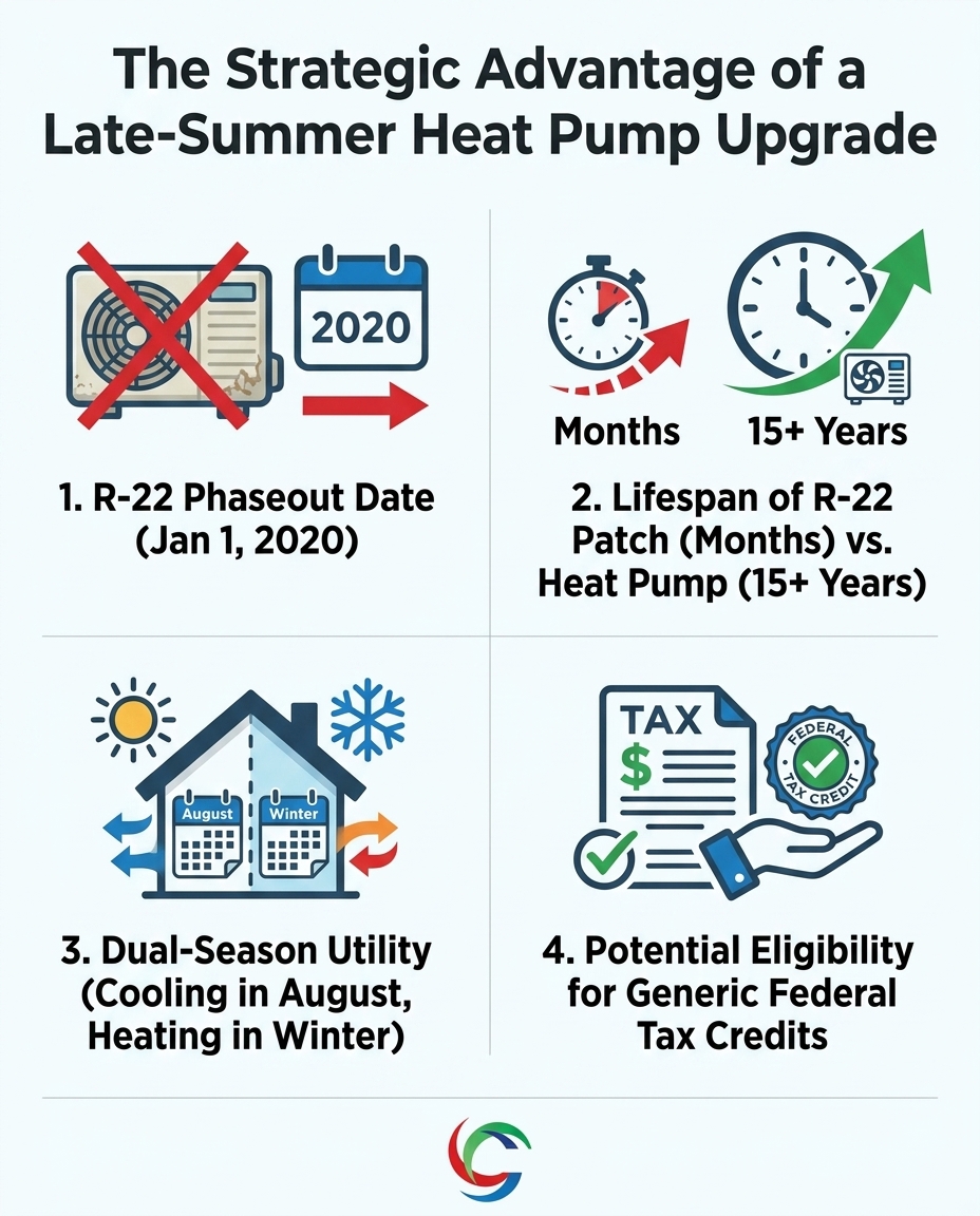 The Strategic Advantage of a Late-Summer Heat Pump Upgrade