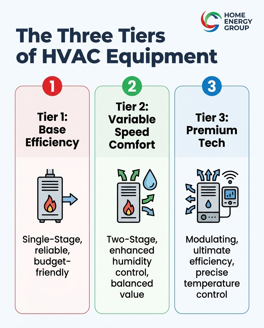 The Three Tiers of HVAC Equipment