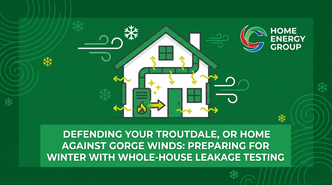 Defending Your Troutdale, OR Home Against Gorge Winds: Preparing for Winter with Whole-House Leakage Testing — featured image