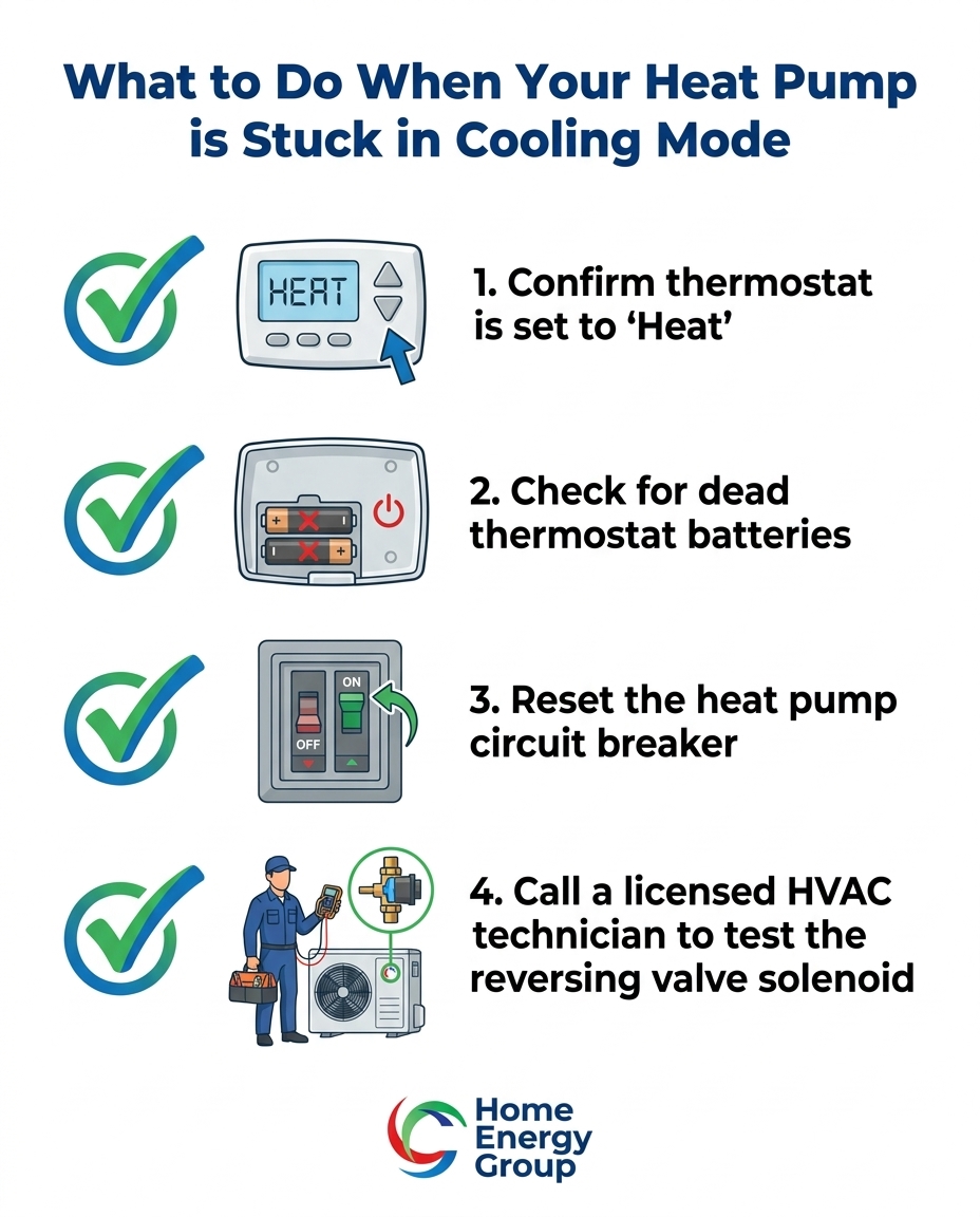 What to Do When Your Heat Pump is Stuck in Cooling Mode