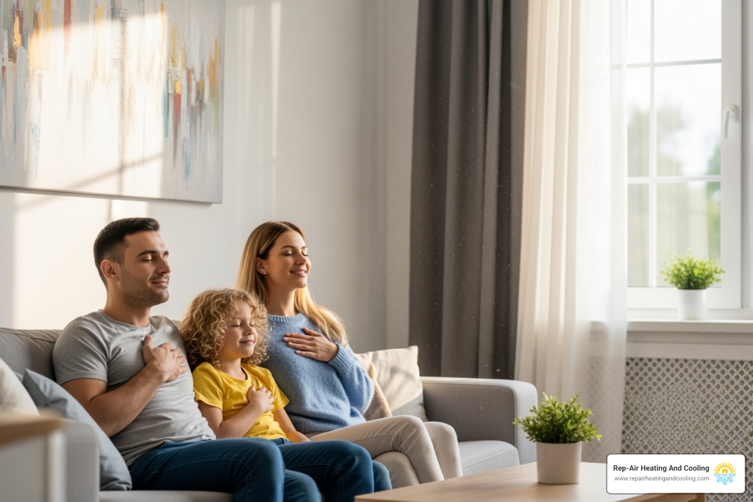 family breathing easily in a clean home - duct cleaning aldergrove, bc family breathing easily in a clean home - duct cleaning aldergrove, bc
