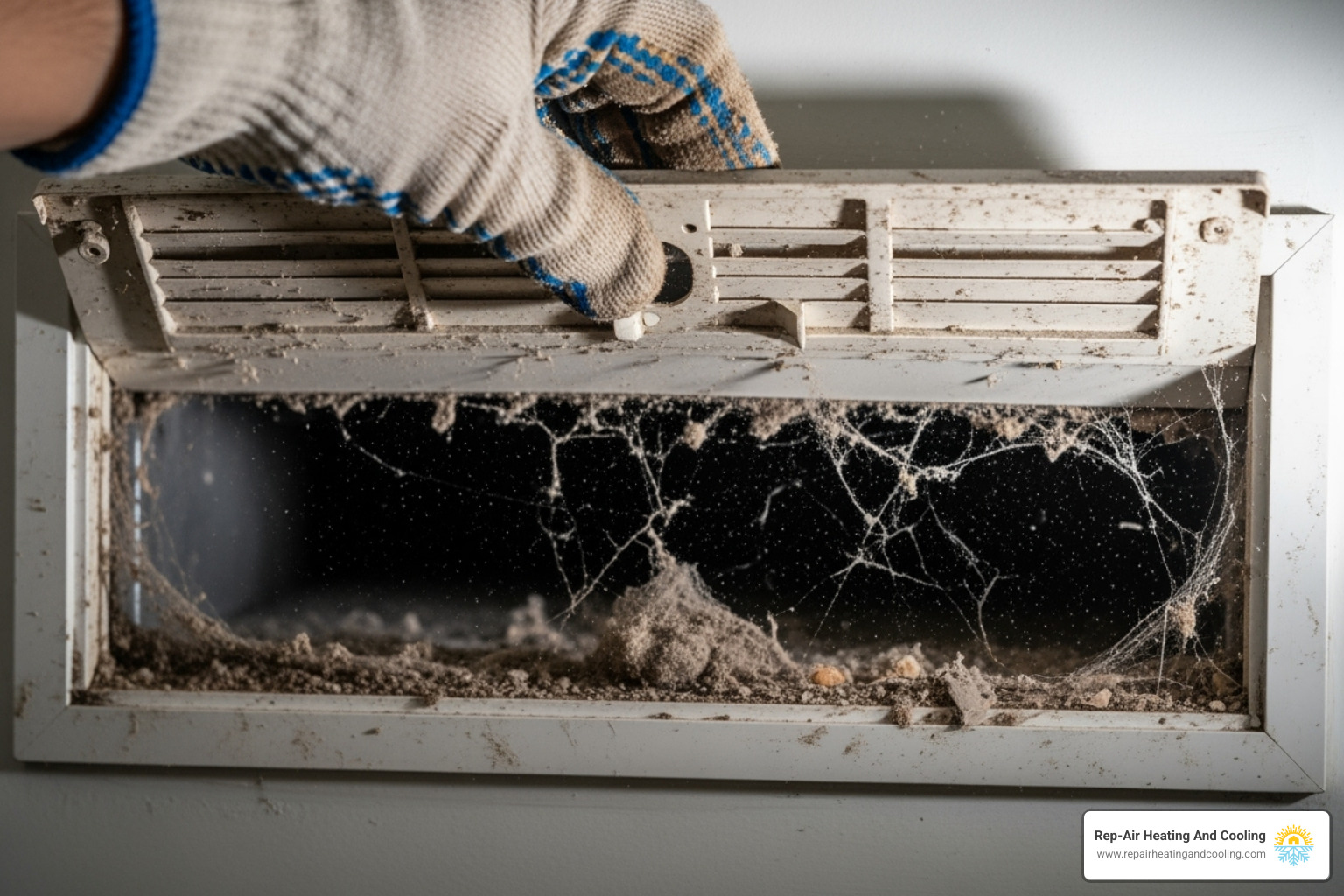 dusty air vent cover being removed - duct cleaning aldergrove, bc dusty air vent cover being removed - duct cleaning aldergrove, bc