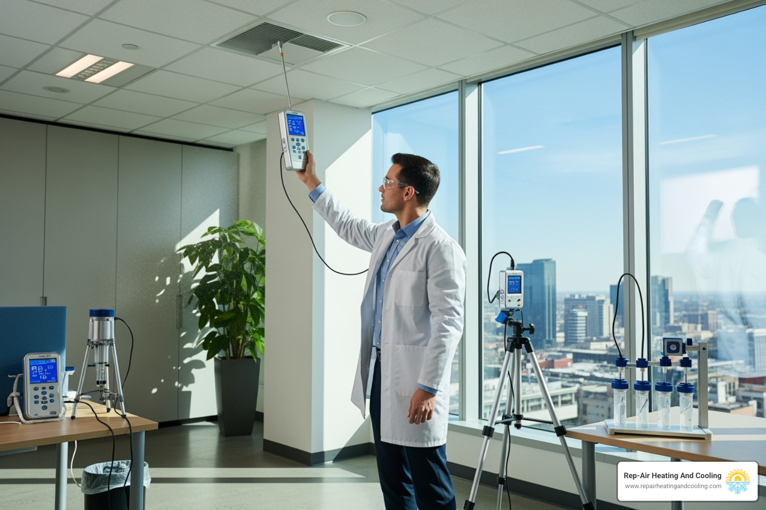 infographic showing common indoor air pollutants including mold spores, VOCs from cleaning products and furniture, dust mites, pet dander, formaldehyde, carbon monoxide from combustion appliances, and pollen, with icons representing each pollutant and their typical sources in homes - air testing services infographic showing common indoor air pollutants including mold spores, VOCs from cleaning products and furniture, dust mites, pet dander, formaldehyde, carbon monoxide from combustion appliances, and pollen, with icons representing each pollutant and their typical sources in homes - air testing services