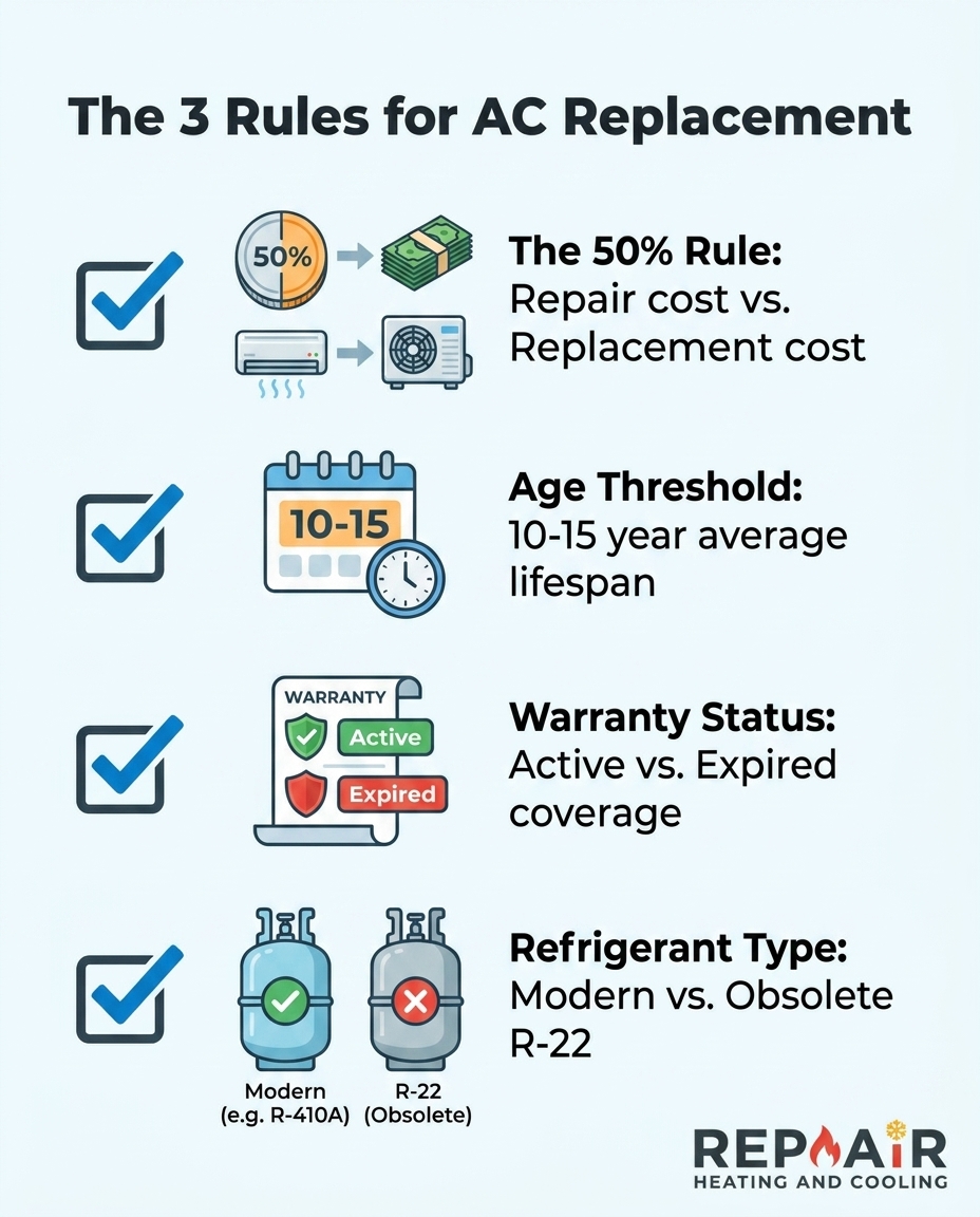 The 3 Rules for AC Replacement