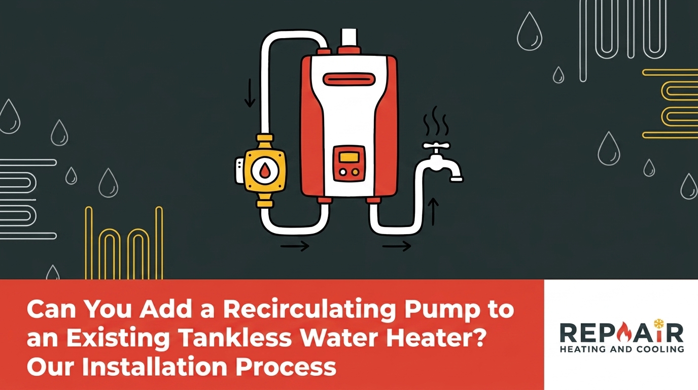 Can You Add a Recirculating Pump to an Existing Tankless Water Heater? Our Installation Process — featured image