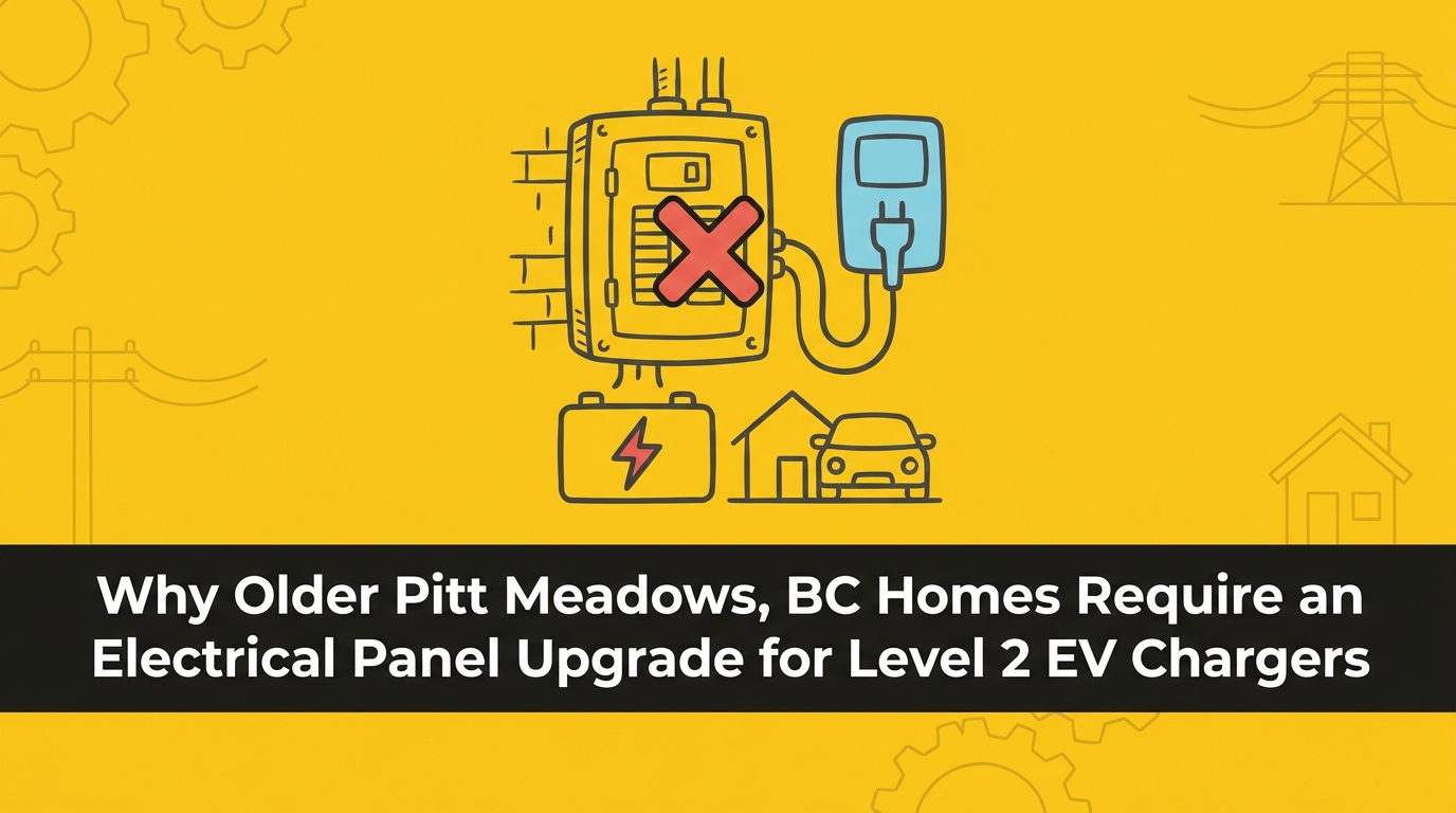 Why Pitt Meadows Homes Often Need a Panel Upgrade Before Adding a Level 2 EV Charger