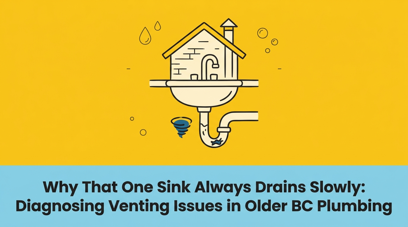 Why That One Sink Always Drains Slowly: Diagnosing Venting Issues in Older BC Plumbing — featured image