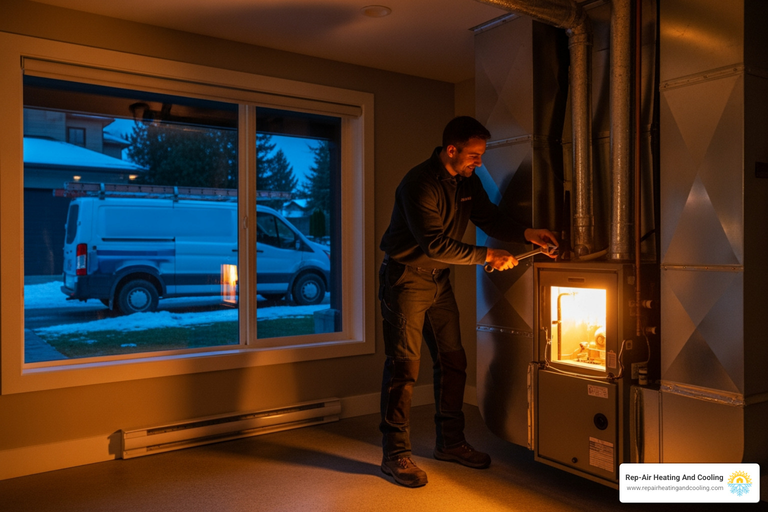 family wrapped in blankets looking at thermostat - 24 hour furnace installation in West Abbotsford, BC family wrapped in blankets looking at thermostat - 24 hour furnace installation in West Abbotsford, BC