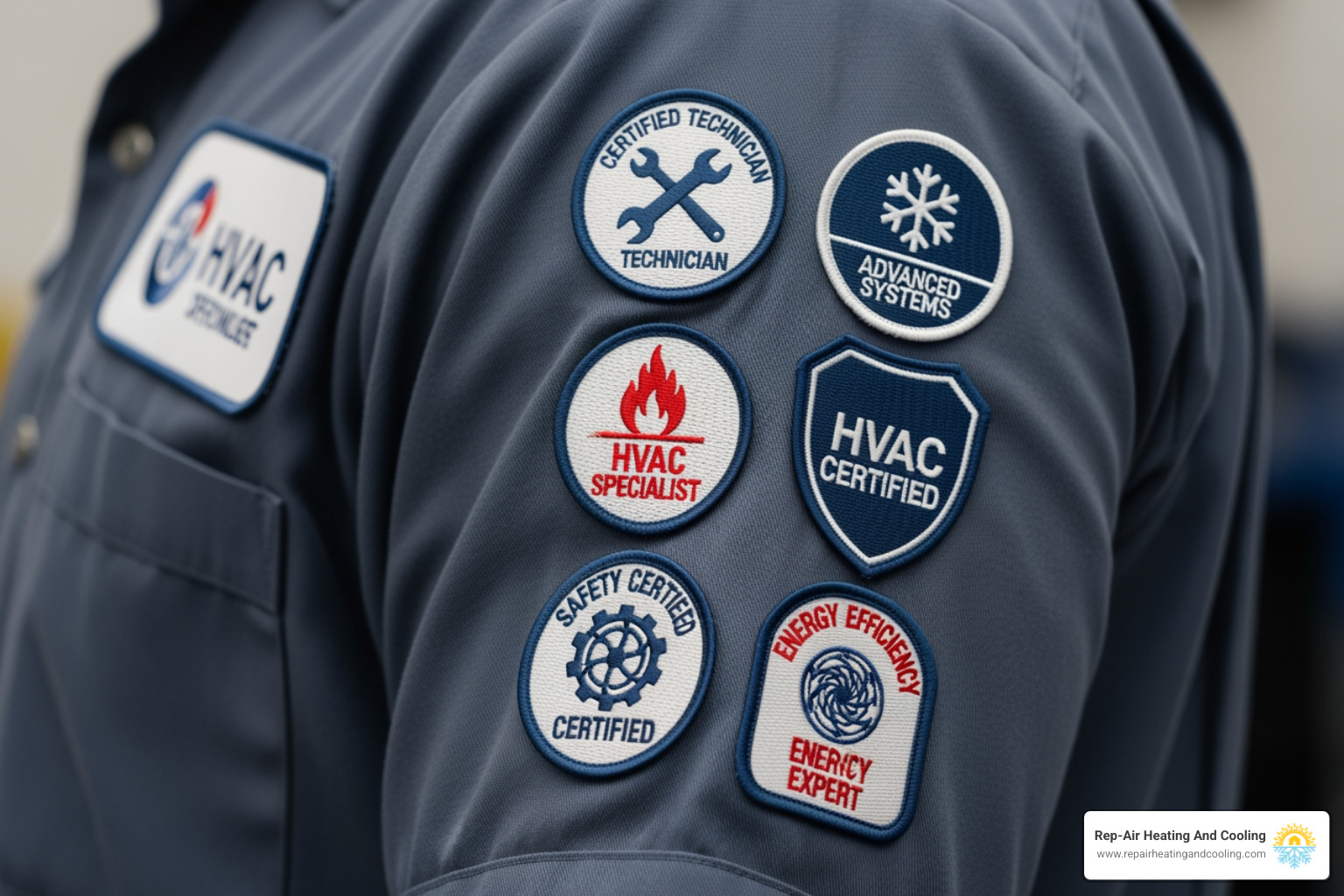 technician's certification badges - certified heating technician in maple ridge, bc