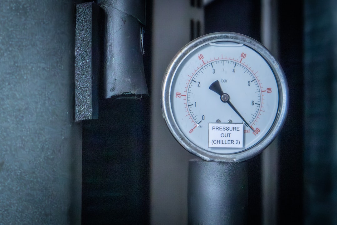 a boiler's pressure gauge - boiler making noise in pitt meadows, bc