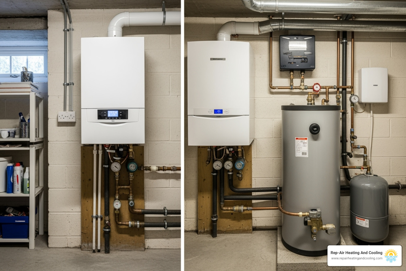 compact combi boiler and system boiler with storage tank - boiler installation glen valley bc