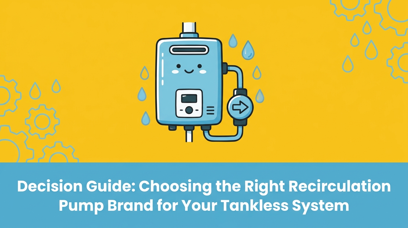 Choosing the Right Recirculation Pump Brand for Your Tankless System