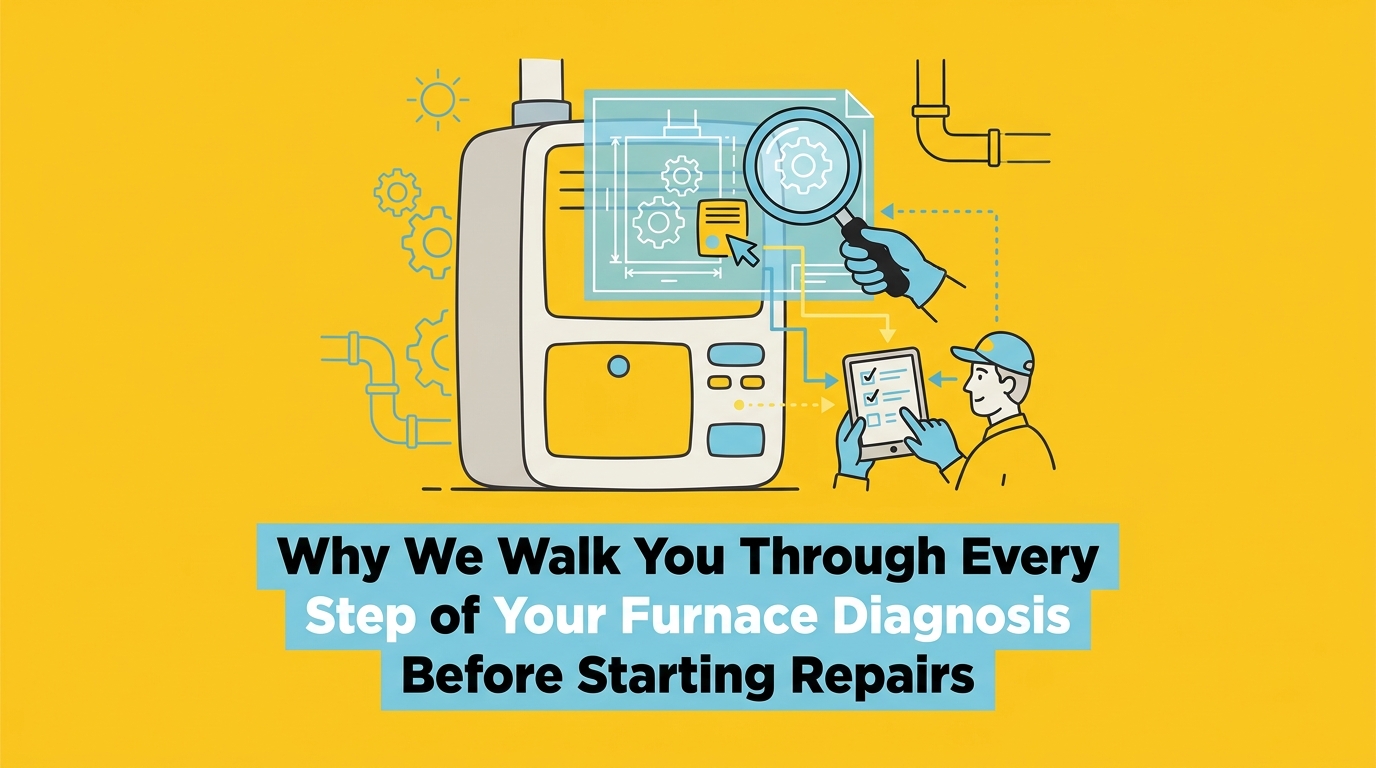Why We Walk You Through Every Step of Your Furnace Diagnosis Before Starting Repairs