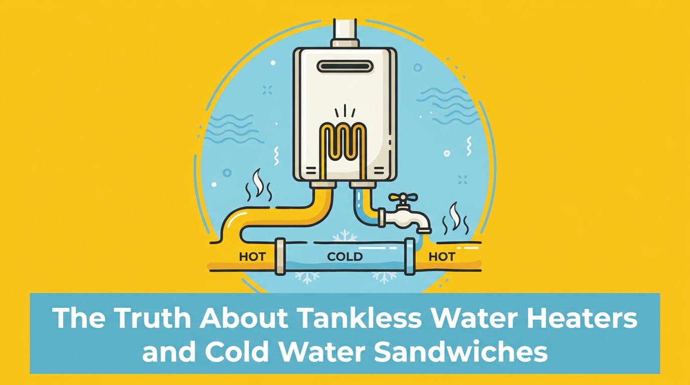 The Truth About Tankless Water Heaters and Cold Water Sandwiches