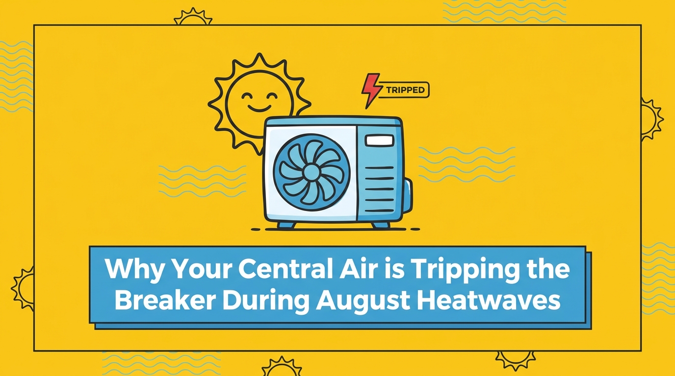 Why Your Central Air is Tripping the Breaker During August Heatwaves — featured image