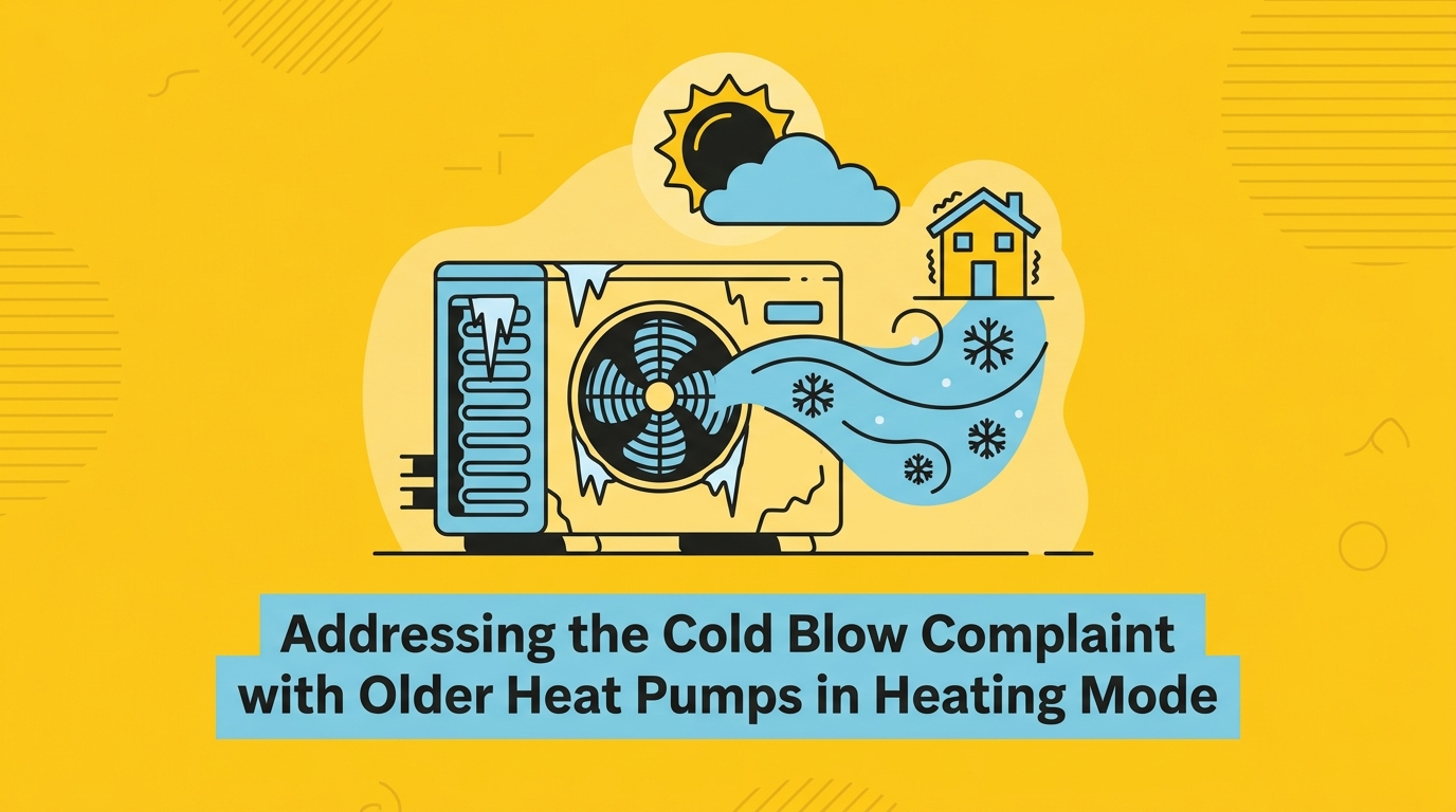 Addressing the Cold Blow Complaint with Older Heat Pumps in Heating Mode