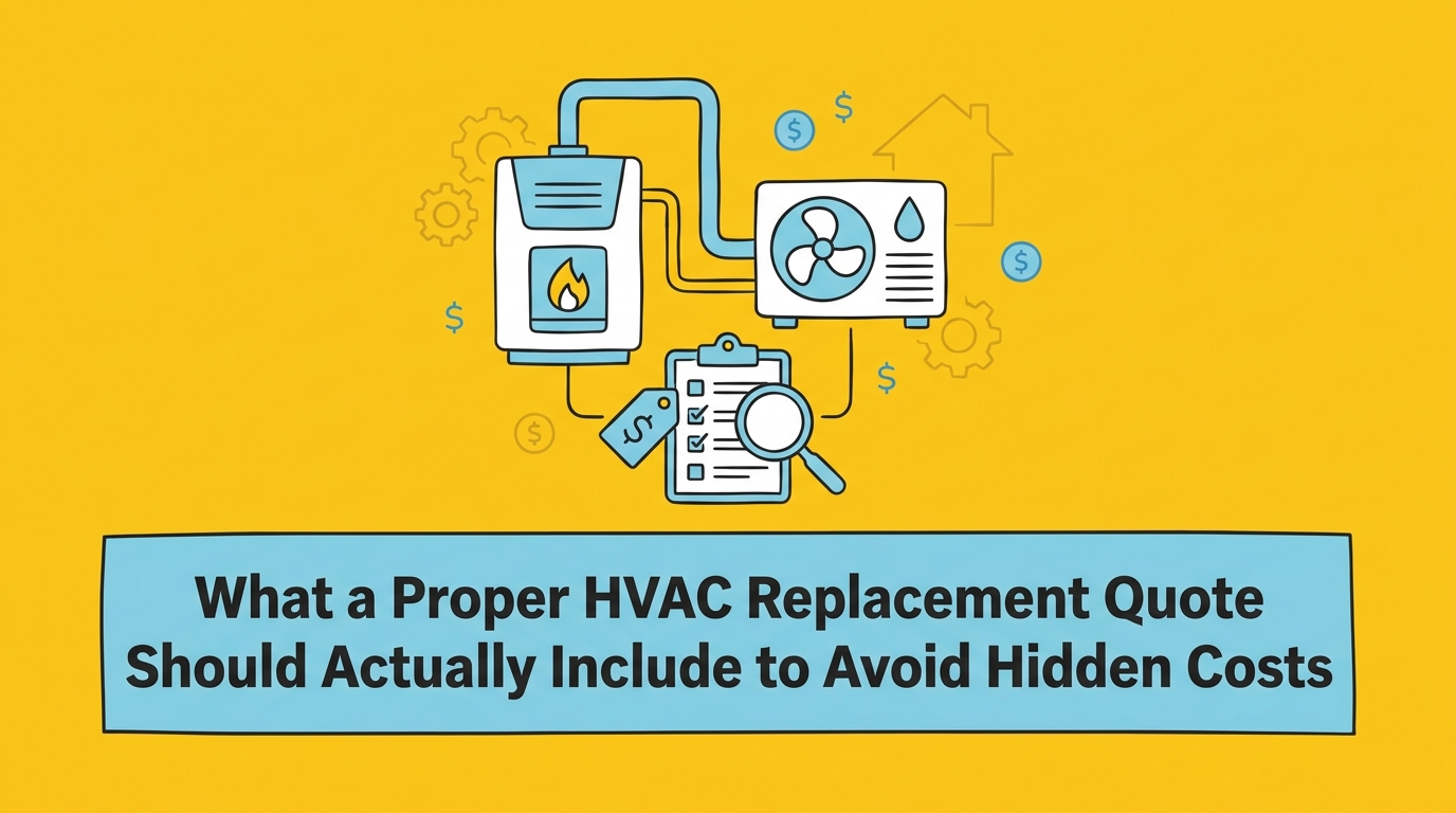 What a Proper HVAC Replacement Quote Should Actually Include
