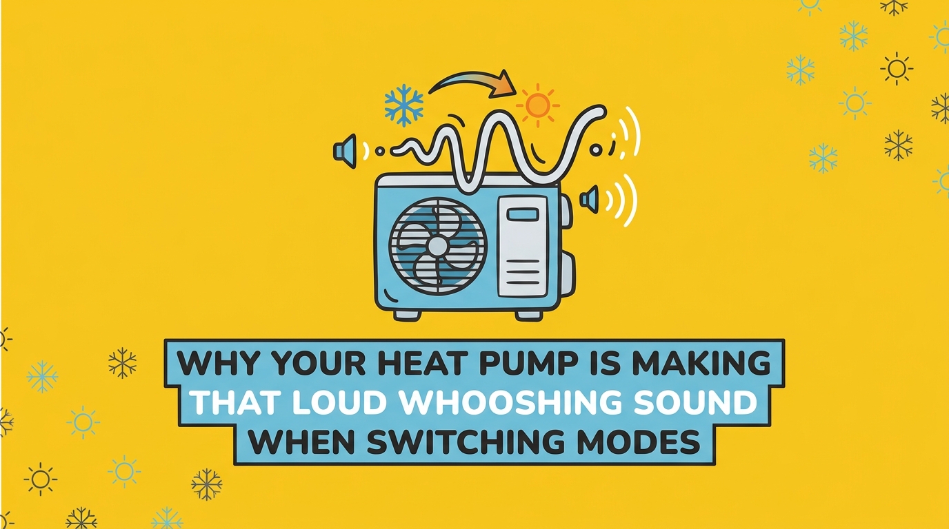 Why Your Heat Pump is Making That Loud Whooshing Sound When Switching Modes