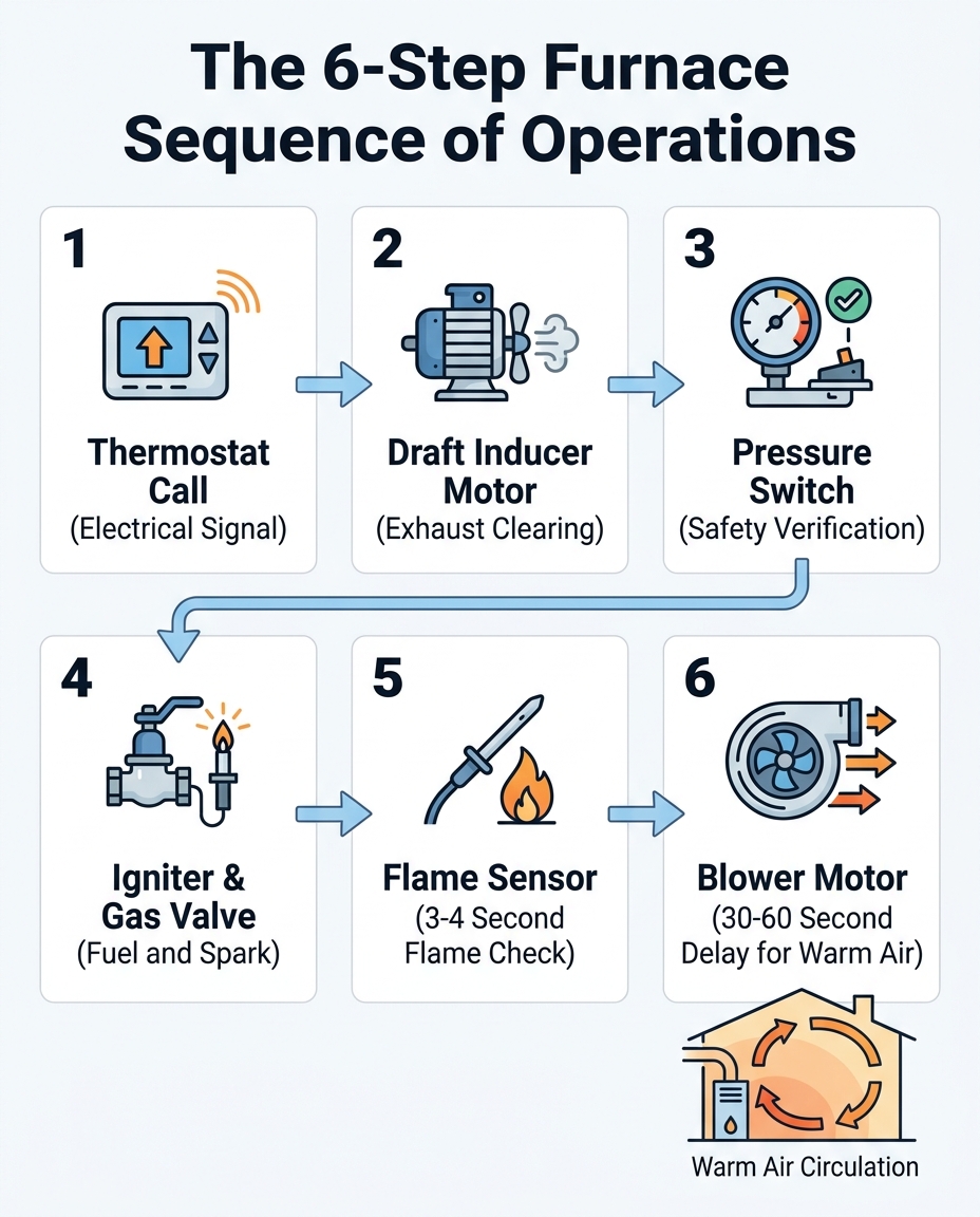 The 6-Step Furnace Sequence of Operations