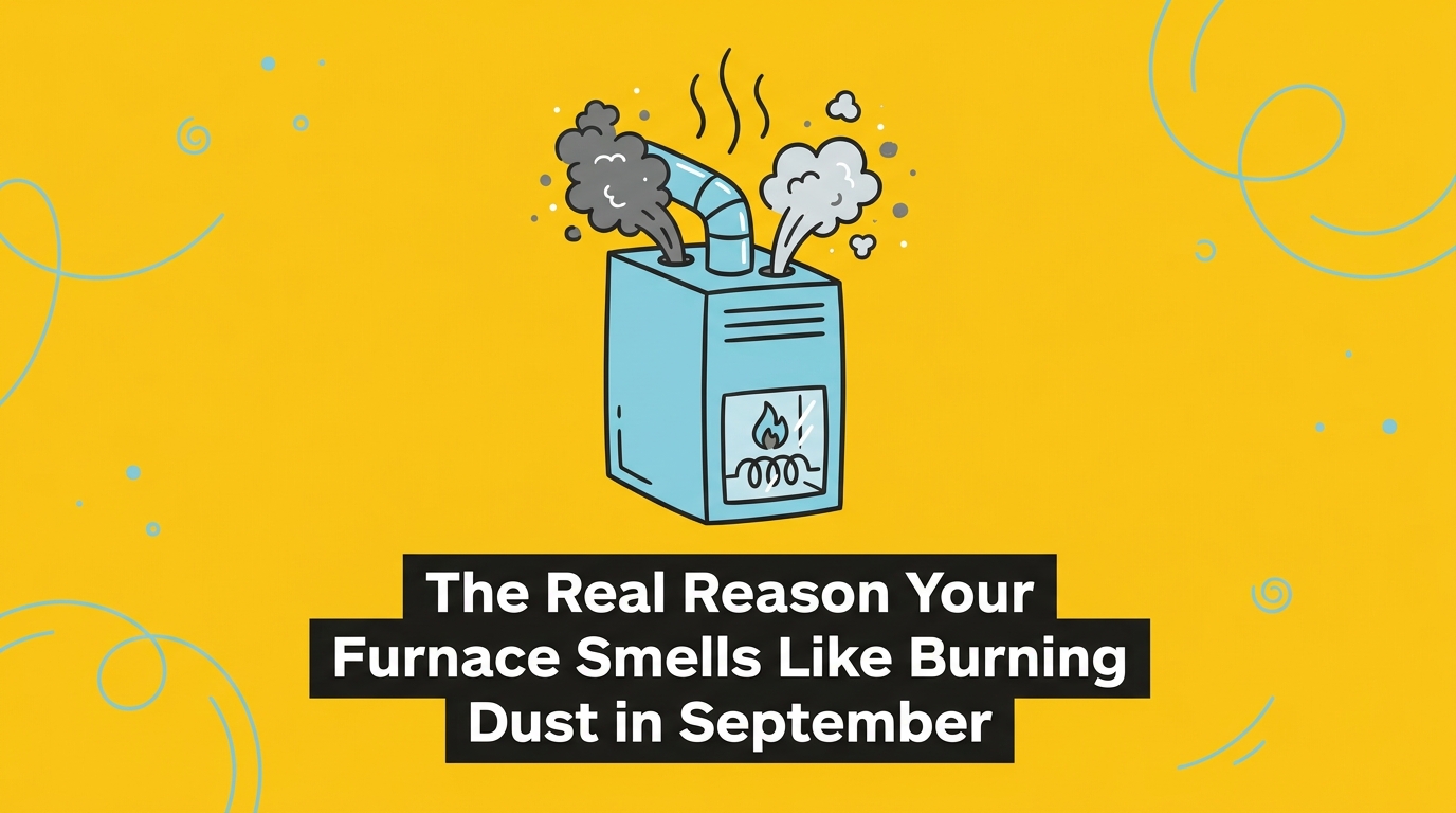 The Real Reason Your Furnace Smells Like Burning Dust in September — featured image