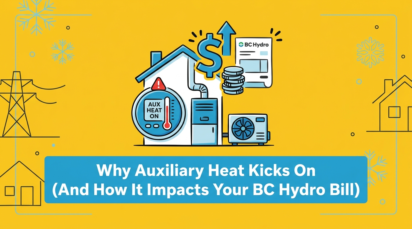 Why Auxiliary Heat Kicks On (And How Much It Costs You on Your BC Hydro Bill)