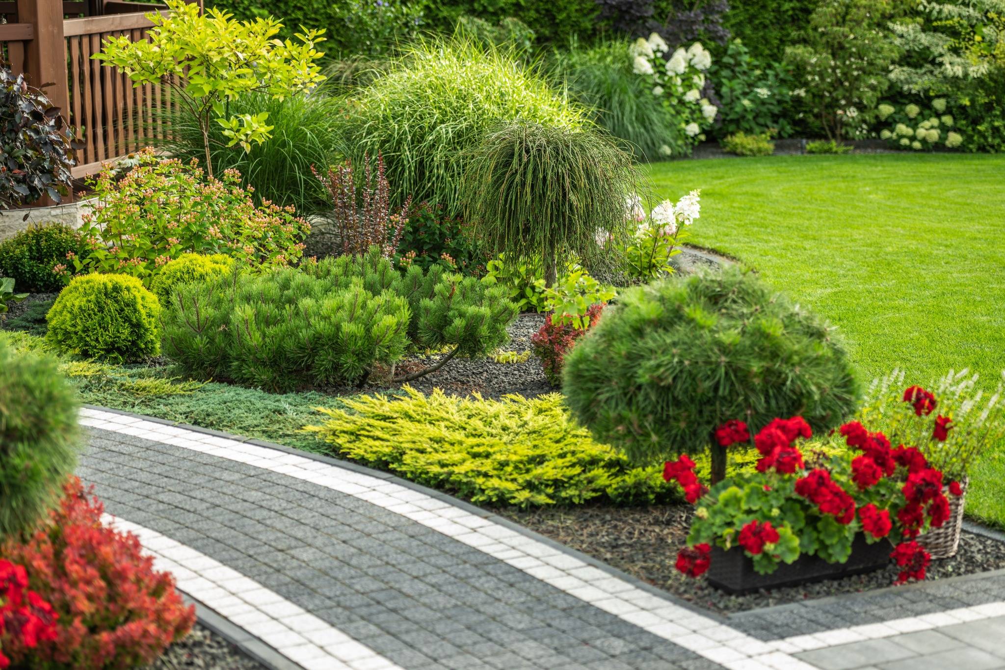 Pathway and beds