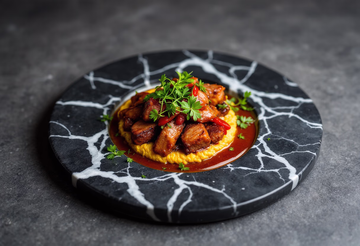 image of unique dish presentation (for a mexican restaurant)