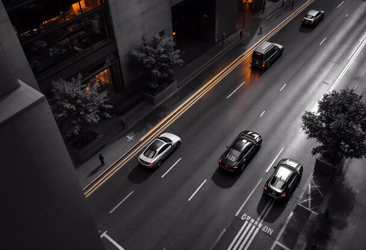 urban street with vehicles [background image]