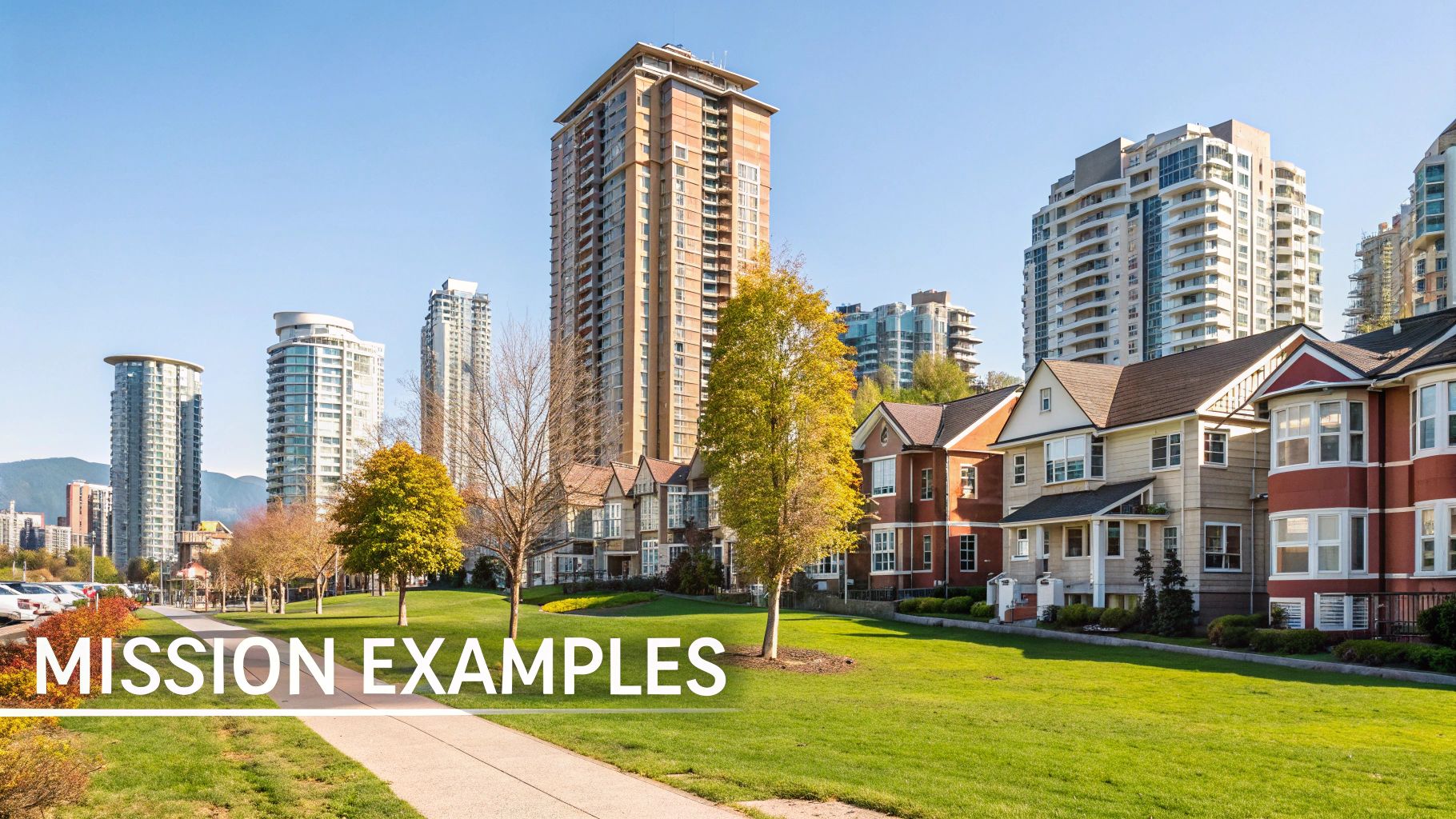 View of a modern Vancouver condo building from the street