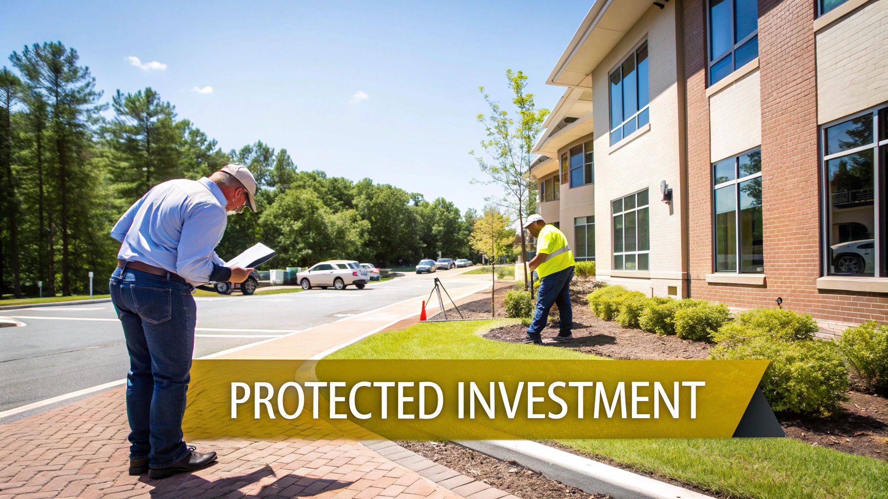 A checklist representing core property management services.
